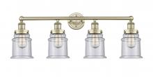  616-4W-AB-G184 - Canton - 4 Light - 33 inch - Antique Brass - Bath Vanity Light