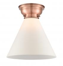 Innovations Lighting 623-1F-AC-G41-L-LED - Cone - 1 Light - 12 inch - Antique Copper - Flush Mount