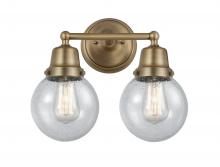 Innovations Lighting 623-2W-BB-G204-6 - Beacon - 2 Light - 14 inch - Brushed Brass - Bath Vanity Light