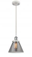 Innovations Lighting 916-1P-WPC-G43-LED - Cone - 1 Light - 8 inch - White Polished Chrome - Cord hung - Mini Pendant