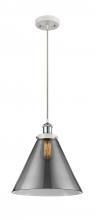 Innovations Lighting 916-1P-WPC-G43-L - Cone - 1 Light - 12 inch - White Polished Chrome - Cord hung - Mini Pendant