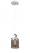 Innovations Lighting 916-1P-WPC-G53-LED - Bell - 1 Light - 5 inch - White Polished Chrome - Cord hung - Mini Pendant