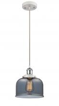 Innovations Lighting 916-1P-WPC-G73-LED - Bell - 1 Light - 8 inch - White Polished Chrome - Cord hung - Mini Pendant