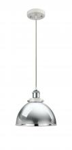 Innovations Lighting 916-1P-WPC-MFD-10-PC-LED - Derby - 1 Light - 10 inch - White Polished Chrome - Cord hung - Mini Pendant