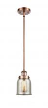 Innovations Lighting 916-1S-AC-G58-LED - Bell - 1 Light - 5 inch - Antique Copper - Mini Pendant