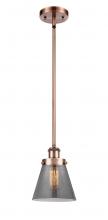 Innovations Lighting 916-1S-AC-G63-LED - Cone - 1 Light - 6 inch - Antique Copper - Mini Pendant