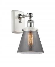 Innovations Lighting 916-1W-WPC-G63-LED - Cone - 1 Light - 6 inch - White Polished Chrome - Sconce