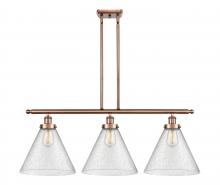 Innovations Lighting 916-3I-AC-G44-L - Cone - 3 Light - 36 inch - Antique Copper - Stem Hung - Island Light