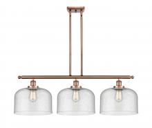 Innovations Lighting 916-3I-AC-G74-L - Bell - 3 Light - 36 inch - Antique Copper - Stem Hung - Island Light