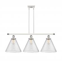 Innovations Lighting 916-3I-WPC-G44-L - Cone - 3 Light - 36 inch - White Polished Chrome - Stem Hung - Island Light