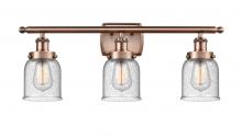 Innovations Lighting 916-3W-AC-G54-LED - Bell - 3 Light - 26 inch - Antique Copper - Bath Vanity Light