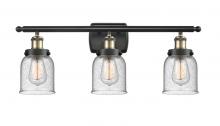  916-3W-BAB-G54 - Bell - 3 Light - 26 inch - Black Antique Brass - Bath Vanity Light