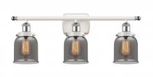 Innovations Lighting 916-3W-WPC-G53 - Bell - 3 Light - 26 inch - White Polished Chrome - Bath Vanity Light