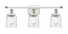 Innovations Lighting 916-3W-WPC-G54-LED - Bell - 3 Light - 26 inch - White Polished Chrome - Bath Vanity Light