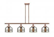 Innovations Lighting 916-4I-AC-G78-LED - Bell - 4 Light - 48 inch - Antique Copper - Stem Hung - Island Light