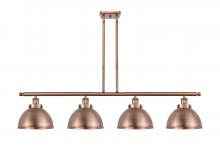 Innovations Lighting 916-4I-AC-MFD-10-AC-LED - Derby - 4 Light - 48 inch - Antique Copper - Stem Hung - Island Light