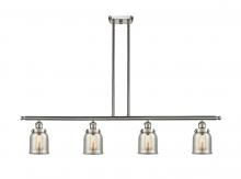 Innovations Lighting 916-4I-SN-G58-LED - Bell - 4 Light - 48 inch - Brushed Satin Nickel - Stem Hung - Island Light