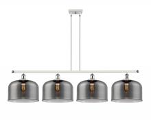 Innovations Lighting 916-4I-WPC-G73-L - Bell - 4 Light - 48 inch - White Polished Chrome - Stem Hung - Island Light