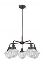  916-5CR-OB-G532 - Oxford - 5 Light - 26 inch - Oil Rubbed Bronze - Chandelier