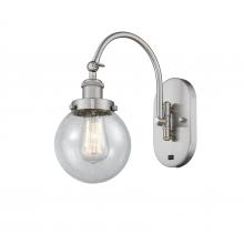 Innovations Lighting 918-1W-SN-G204-6-LED - Beacon - 1 Light - 6 inch - Brushed Satin Nickel - Sconce