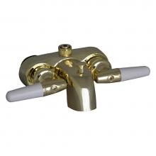 Barclay 195-S-PB - Diverter Bathcock Spout 3/8''  Connection, Polished Brass