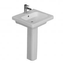 Barclay B/3-1071WH - Resort 550 Basin only, White-1 hole