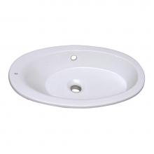 Barclay 4-327WH - Infinity Drop-In Basin, 22''  White