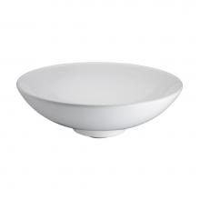 Barclay 4-467WH - Large Diana Above Counter  Basin, White