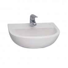 Barclay 4-628WH - Compact 500 Wall-Hung Basin 8'' ws, White