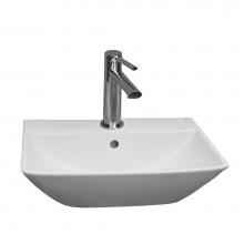 Barclay 4-751WH - Summit 400 Wall-Hung Basin 1 Hole, White