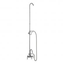 Barclay 4023-PL-CP - Converto Shwr w/Handheld Shwr,  Riser, CI Tub, Polish Chrome