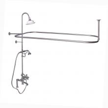 Barclay 4065-MC-CP - Elephant Spout,Shwr Unit,Riser ShwrHead,HandShwr,Cross Hdl,CP