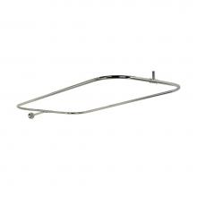 Barclay 4150-48-CP - 4150 Rectangular Shower Rod,  48 x 24'', Polished Chrome