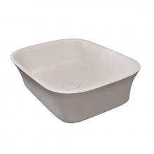 Barclay 7-515WH - Jeri 22'' Rectangular Above Counter Basin,  White Matte