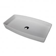 Barclay 7-520WH - Marbella Rectangular ResinVessel White Matte