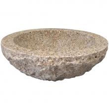 Barclay 7-705GPBE - Crestone Round Granite Vessel Polished Beige Granite