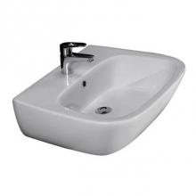 Barclay 4-1018WH - Elena 450 Wall Hung Basin 8'' Widespread, White