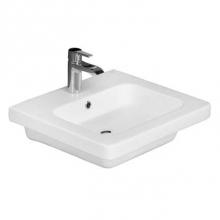 Barclay 4-1074WH - Resort 550 Wall-Hung Basin, White-4'' Centerset