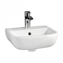 Barclay 4-214WH - Series 600 SMALL Wall-Hung Basin 15-3/4'',4'' Center Set,WH