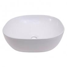 Barclay 4-430WH - Shasta 17'' Oval Above Counter Basin, White