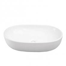 Barclay 4-451WH - Kesha 23''  Oval Above Counter Basin, White