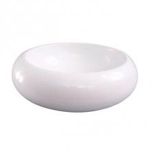 Barclay 4-563WH - Harbour Round Above Counter Basin, White