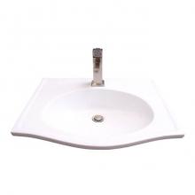 Barclay 4-9011WH - Carlisle Wall Hung 24-1/2'', No Faucet Holes, WH