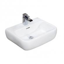 Barclay 4-944WH - Metro 520 Wall-Hung Basin Basin, 4'' Centerset, White