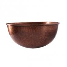 Barclay 7-758AC - Haverhill 17'' Oval Basin  Hammered, Antique Copper