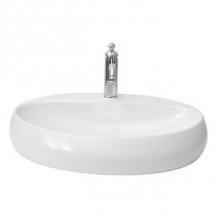 Barclay CL4-221WH - Cloud 21-5/8'' Wall Hung Basin, 1-Hole,W/Waste Cover,White