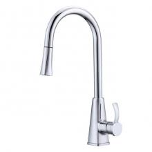 Barclay KFS406-CP - Christabel Pull-down Kitchen Faucet w/Hose,Polished Chrome