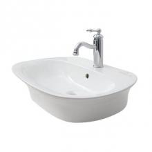 Barclay SE4-131WH - Sensation 25-5/8'' x 18'' Wall Hung Basin, 1-Hole, in White