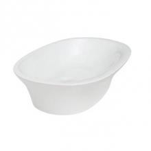 Barclay SE4-140WH - Sensation 23-5/8'' x 15'' Vessel White