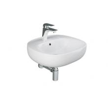 Barclay 4-1711WH - Illusion 500 Wall-Hung Basin 1-hole, WHITE